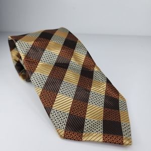 BERGAMO NEW YORK Tan Tie.
